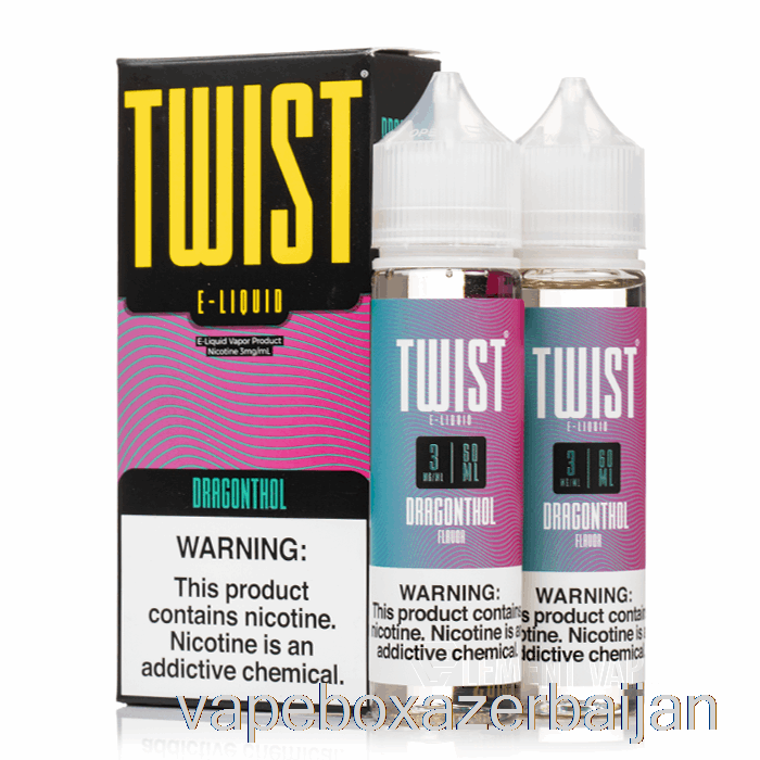 Vape Azerbaijan Dragonthol - Twist E-Liquid - 120mL 0mg